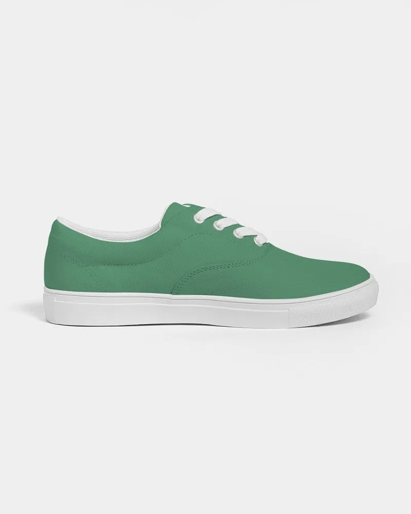 Shaded Pastel Green Canvas Sneakers | Women's | C60M0Y60K30