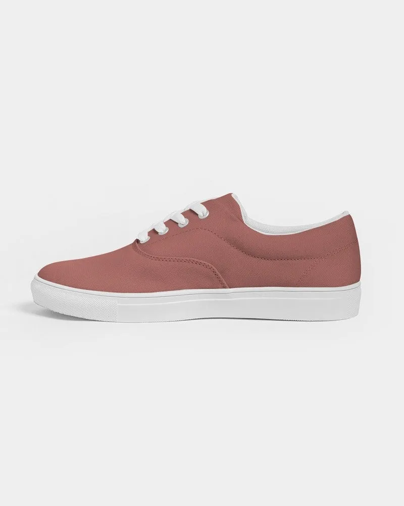 Shaded Pastel Red Canvas Sneakers | Women's | C0M60Y45K30