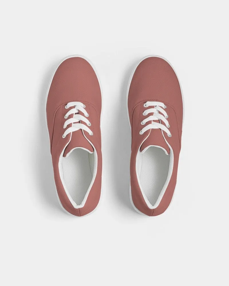 Shaded Pastel Red Canvas Sneakers | Women's | C0M60Y45K30