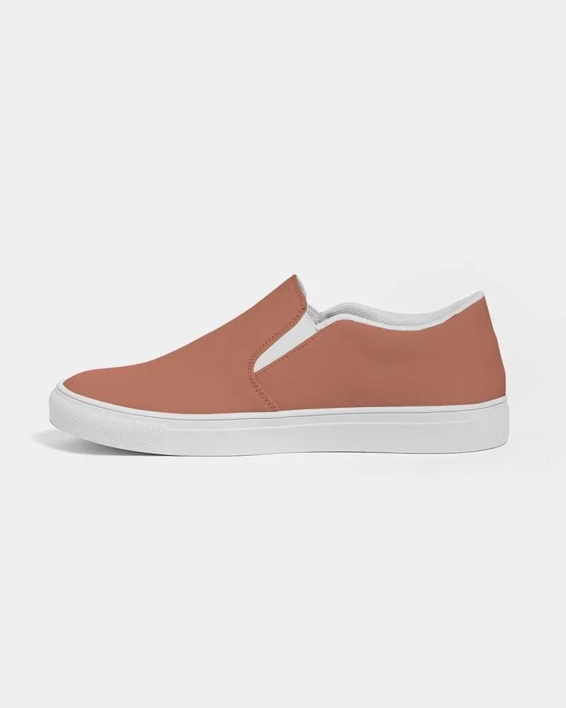 Shaded Pastel Red Slip-On Canvas Sneakers | Men's | C0M60Y60K30