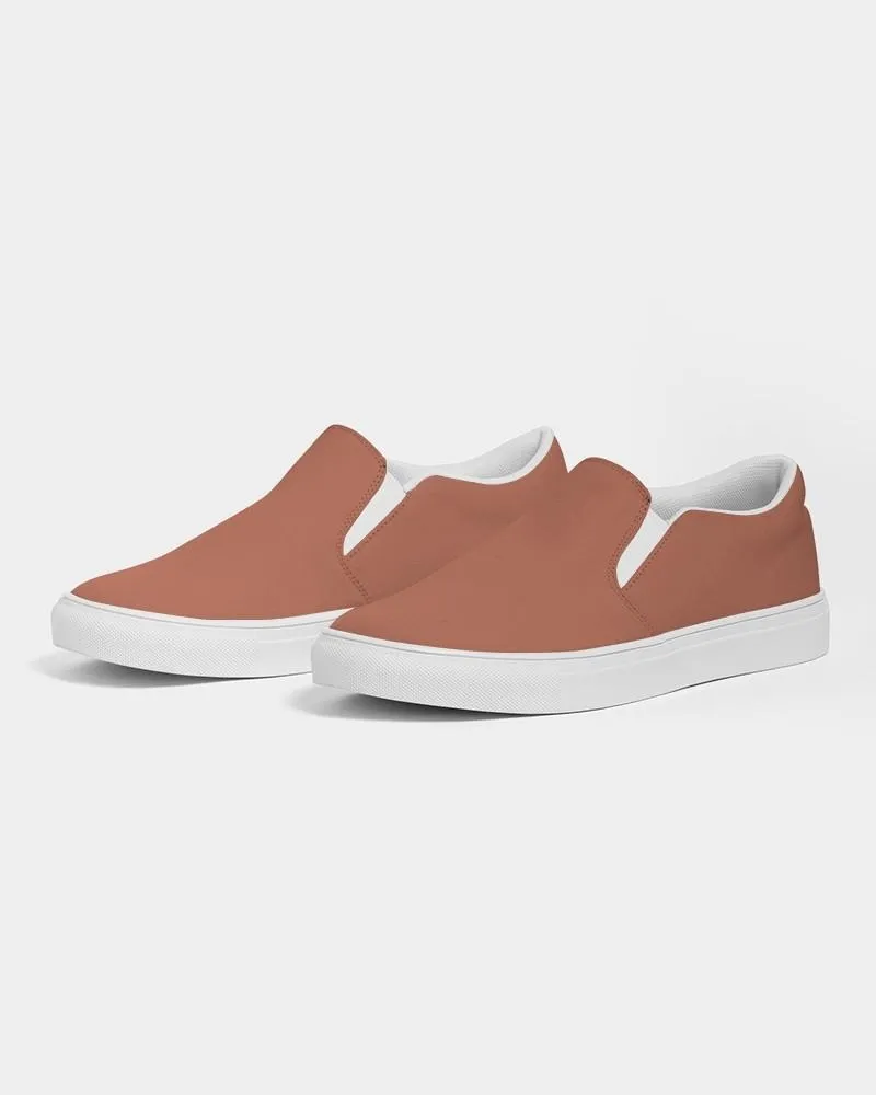 Shaded Pastel Red Slip-On Canvas Sneakers | Men's | C0M60Y60K30