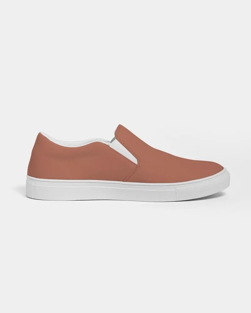 Shaded Pastel Red Slip-On Canvas Sneakers | Men's | C0M60Y60K30