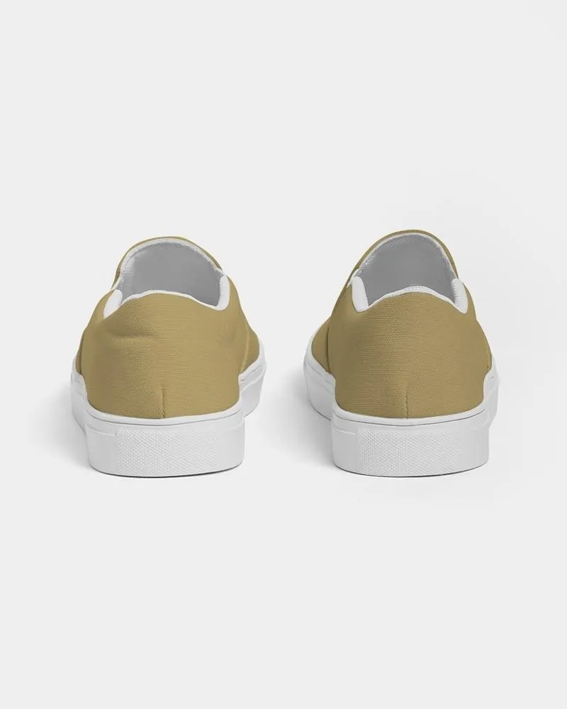 Shaded Pastel Yellow Slip-On Canvas Sneakers | Women's | C0M15Y60K30