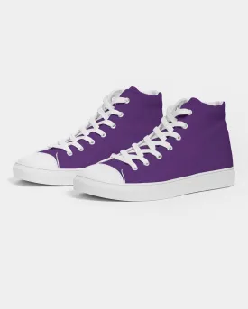 Shaded Violet High-Top Canvas Sneakers | Men's | C75M100Y0K30