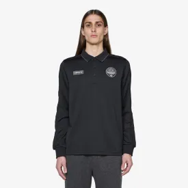 SPZL F.C. Longsleeve Polo Shirt Utility Black