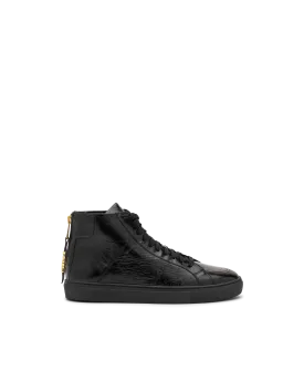 Tonal High-Top Sneakers