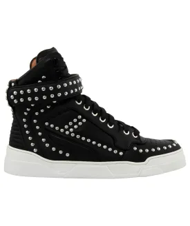 Tyson Studded Leather High Top Sneakers