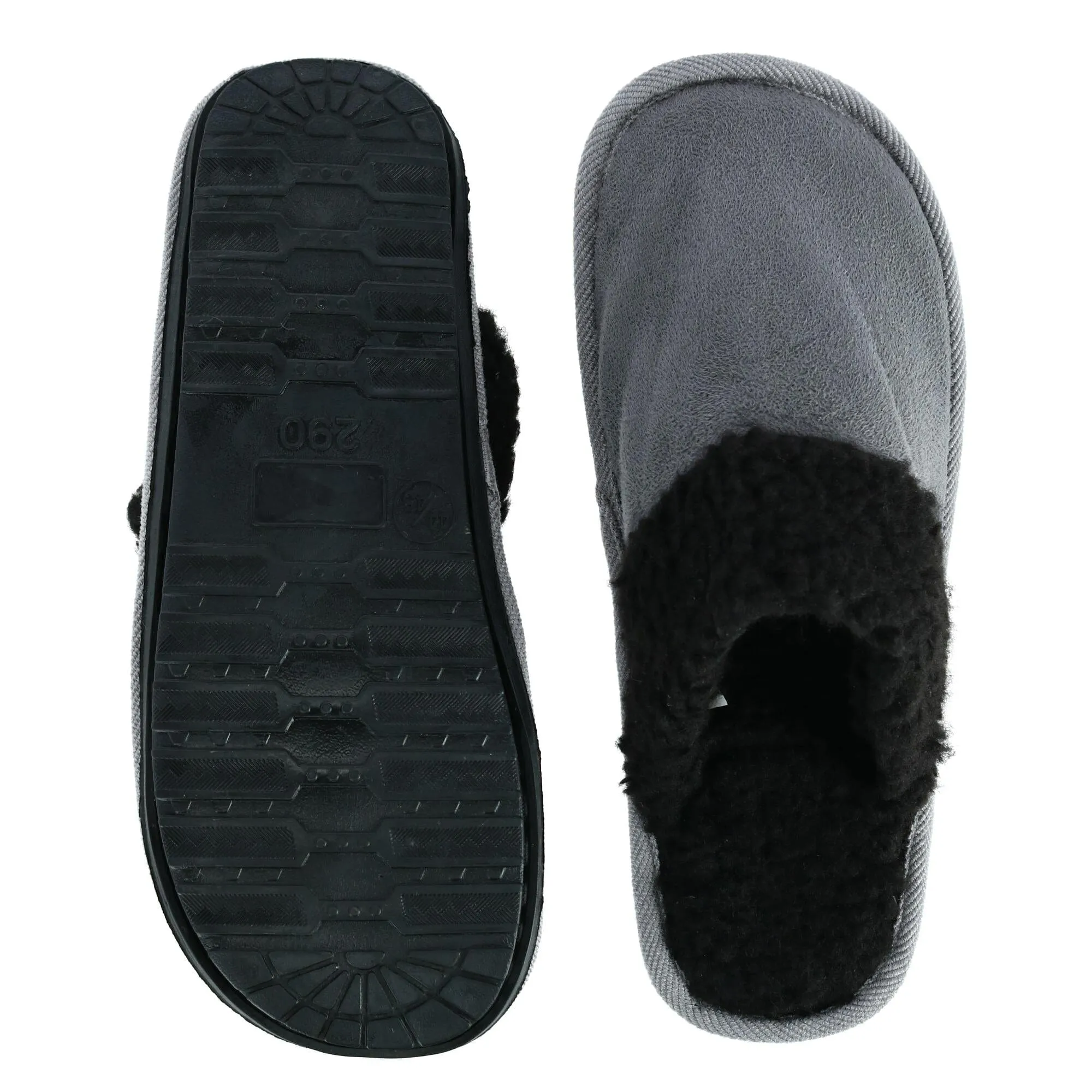 Westend Men's Solid Color Slip on Slippers