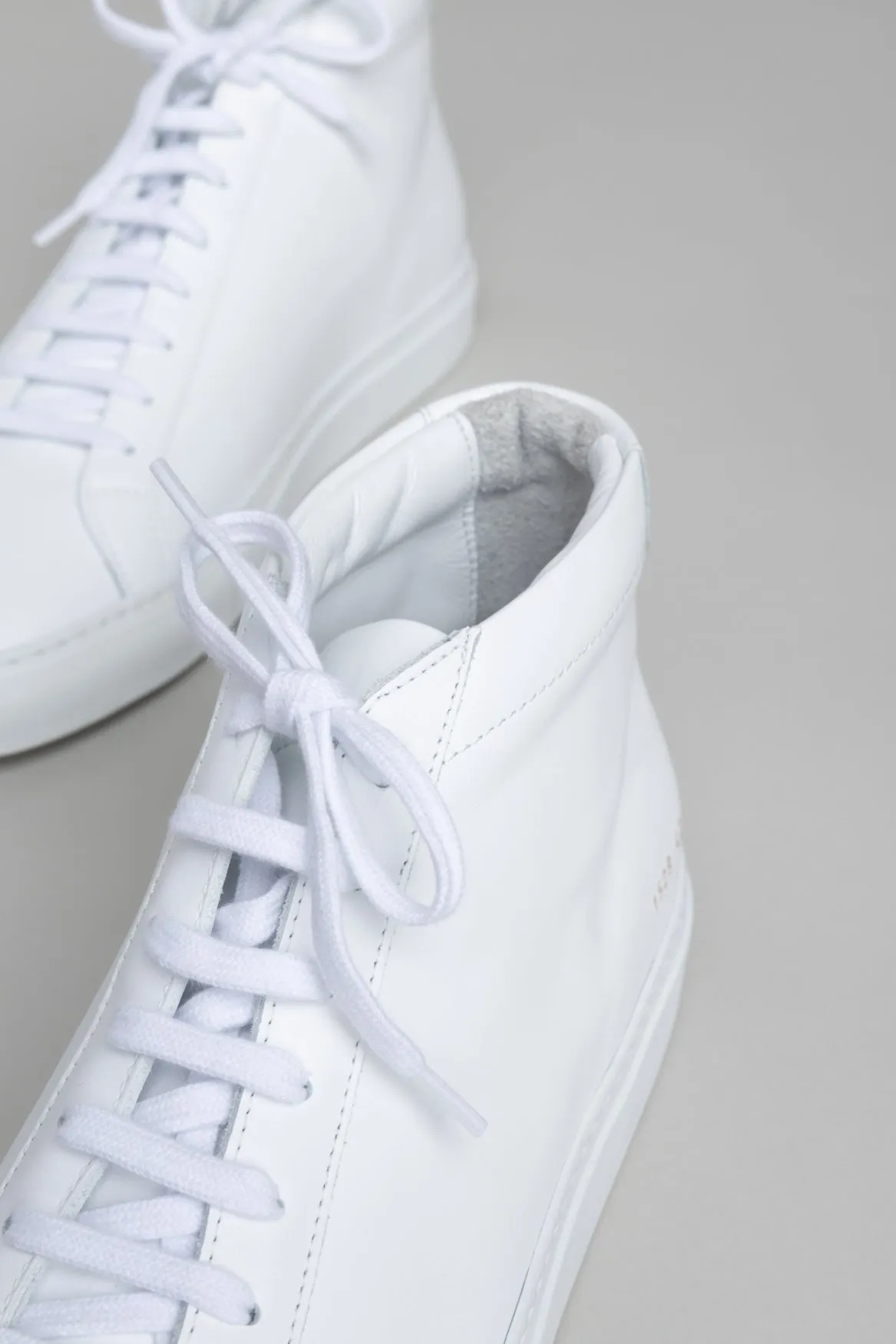 White Achilles High-Top Sneakers