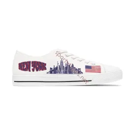 Women's New York Low Top Canvas Sneakers